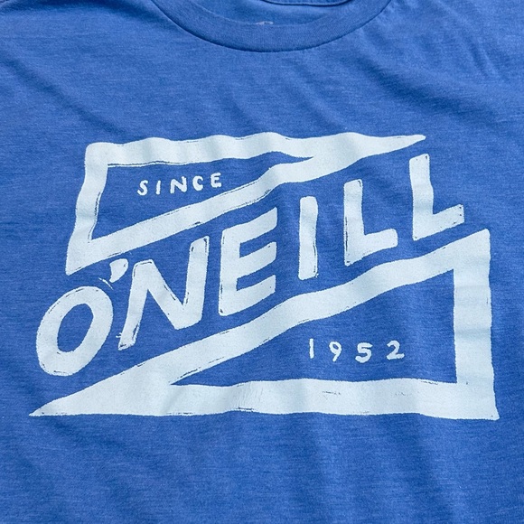 O'Neill Logo Blue T-Shirt - size S - like new!! - Picture 3 of 6
